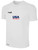 USA FIELD  HOCKEY BASICS II TRAINING JERSEY USAFH CREST CENTER CHEST WHITE BLACK