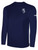 USA FIELD  HOCKEY BASICS LS COTTON TEE USA WOLF CREST LEFT CHEST NAVY WHITE