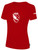 USA FIELD  HOCKEY BASICS COTTON TEE USA EAGLE CREST CENTER CHEST RED WHITE