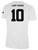 USA FIELD  HOCKEY BASICS COTTON TEE USA WOLF CREST CENTER CHEST WHITE BLACK
