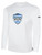 MANTECA AREA SOCCER RANGERS UNITED BASICS LONG SLEEVE COTTON TEE CREST ON WEARER'S CENTER CHEST WHITE BLACK