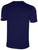ATLANTIC COUNTY WAVE BASICS COTTON TEE CREST ON WEARER'S CENTER CHEST NAVY WHITE