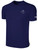 ATLANTIC COUNTY WAVE BASICS COTTON TEE CREST ON WEARER'S LEFT CHEST NAVY WHITE