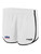 USA FIELD  HOCKEY BASIC II TONE RUNNING SHORTS USAFH CREST TEXT LOGO ON WEARERS RIGHT LEG WHITE BLACK