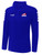 IFHCK FIELD HOCKEY TRIBECA THERMA FLEECE 1/4 ZIP HOODIE CREST ON WEARERS LEFT CHEST ROYAL BLUE
