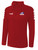IFHCK FIELD HOCKEY TRIBECA THERMA FLEECE 1/4 ZIP HOODIE CREST ON WEARERS LEFT CHEST RED