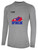 IFHCK FIELD HOCKEY BASICS II LS TRAINING TOP CREST ON WEARERS CENTER CHEST LIGHT HEATHER GREY BLACK