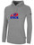 IFHCK FIELD HOCKEY BASICS FLEECE PULLOVER HOODIE CREST ON WEARERS CENTER CHEST LIGHT HEATHER GREY BLACK