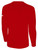IFHCK FIELD HOCKEY BASICS LONG SLEEVE COTTON T-SHIRT CREST ON WEARERS LEFT CHEST RED WHITE