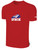 IFHCK FIELD HOCKEY BASICS SHORT SLEEVE COTTON T-SHIRT CREST ON WEARERS CENTER CHEST RED WHITE