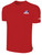 IFHCK FIELD HOCKEY BASICS SHORT SLEEVE COTTON T-SHIRT CREST ON WEARERS LEFT CHEST RED WHITE