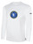 FLAMBOROUGH DUNDAS BASICS LONG SLEEVE TEE SHIRT CREST WEARERS CENTER CHEST WHITE BLACK