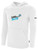 LAX ON ELITE BASICS FLEECE PULLOVER HOODIE CREST ON WEARERS CENTER CHEST WHITE BLACK