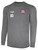 PROSTARS FC BASICS II LONG SLEEVE TRAINING JERSEY DARK HEATHER GREY WHITE