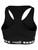 CT ELITE  GIRLS & WOMEN'S SPORTS BRA BLACK WHITE