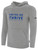 FLAMBOROUGH DUNDAS BASICS FLEECE  HOODIE LIGHT HEATHER GREY BLACK -KIT