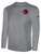 APPLE VALLEY STORM BASICS COTTON LONG SLEEVE T-SHIRT WEARER'S LEFT CHEST LIGHT HEATHER GREY BLACK