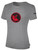 APPLE VALLEY STORM BASICS COTTON SHORT SLEEVE T-SHIRT WEARER'S CENTER CHEST LIGHT HEATHER GREY BLACK