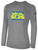 SOCAL  STATE CUP  BASICS LONG SLEEVE TEE LARGE CREST  CENTER CHEST LIGHT HEATHER GREY BLACK