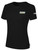 ROAR LACROSSE BASICS COTTON TEE CREST ON WEARER'S LEFT CHEST BLACK WHITE