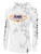 PLAYERS SC MERCH LIFESTYLE MARBLE FLEECE PULLOVER HOODIE WITH SLEEVE LOGO LARGE CREST  CENTER CHEST WHITE LIGHT GREY