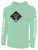 PLAYERS SC MERCH BASICS FLEECE  PULLOVER HOODIE LARGE CREST  CENTER CHEST MINT WHITE