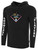 PLAYERS SC MERCH BASICS FLEECE  PULLOVER HOODIE LARGE CREST  CENTER CHEST BLACK WHITE