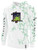 PLAYERS SC MERCH  LIFESTYLE MARBLE FLEECE PULLOVER HOODIE WITH SLEEVE LOGO LARGE CREST  CENTER CHEST WHITE MINT