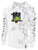 PLAYERS SC MERCH  LIFESTYLE MARBLE FLEECE PULLOVER HOODIE WITH SLEEVE LOGO LARGE CREST  CENTER CHEST WHITE LIGHT GREY