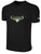 PA CLASSICS LANCASTER AND READING BASICS COTTON TEE CREST ON WEARER'S CENTER CHEST BLACK WHITE