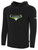 PA CLASSICS LANCASTER AND READING BASICS FLEECE PULLOVER HOODIE CREST ON WEARER'S CENTER CHEST BLACK WHITE