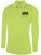 USA FIELD HOCKEY UMPIRE LONG SLEEVE POLO LIME BLACK