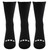 OAKVILLE SC CREW SOCKS 3PK BLACK