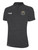 OAKVILLE SC CLASSICS MARLED POLY POLO DARK GREY WHITE