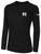 MANHATAN UNI BASICS LONG SLEEVE COTTON TEE BLACK WHITE