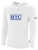 HTC FIELD HOCKEY BASICS FLEECE HOODIE SMALL CREST ON LEFT CHEST WHITE BLACK