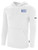 HTC FIELD HOCKEY BASICS FLEECE HOODIE SMALL CREST ON CENTER CHEST WHITE BLACK