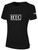 HTC FIELD HOCKEY BASICS COTTON SHORT SLEEVE T-SHIRT CREST ON WEARERS CENTER CHEST BLACK WHITE