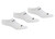 CAPELLI SPORT BASIC CS COOL  CUSHIONED NO  SHOW SOCKS - 3 PK WHITE