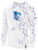 FC PREMIER LIFESTYLE  MARBLE FLEECE PULLOVER HOODIE WITH SLEEVE LOGO WHITE SOFT LAVENDER