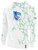 FC PREMIER LIFESTYLE  MARBLE FLEECE PULLOVER HOODIE WITH SLEEVE LOGO WHITE MINT