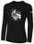 FC PREMIER BASICS LONG SLEEVE TEE SHIRT LARGE CREST ON CENTER CHEST BLACK WHITE