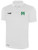 MANHATAN UNI CLASSIC POLY POLO WHITE BLACK