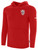SOCAL REDS FC BASICS PULLOVER FLEECE HOODIE CREST LEFT CHEST RED WHITE