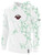 ANAHEIM FC LIFESTYLE MARBLE FLEECE PULLOVER HOODIE WITH SLEEVE LOGO WHITE MINT