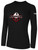 ANAHEIM FC BASICS LONG SLEEVE COTTON TEE CREST ON CENTER CHEST BLACK WHITE