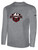 ANAHEIM FC BASICS LONG SLEEVE COTTON TEE CREST ON CENTER CHEST LIGHT HEATHER GREY BLACK