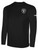 UNICO FC BASICS LONG SLEEVE COTTON TEE CREST ON LEFT CHEST BLACK WHITE
