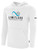 LIMITLESS VOLLEYBALL  BASICS FLEECE PULLOVER HOODIE TEE TEAM CREST ON WEARERS CENTER CHEST WHITE BLACK