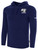 GSU LACROSSE BASICS FLEECE PULLOVER HOODIE TEAM CREST ON WEARERS LEFT CHEST NAVY WHITE